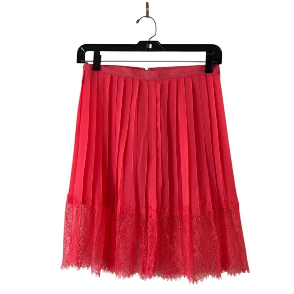 Vintage Victoria’s Secret  Lace Skirt Pleated  Semi Sheer Y2K Coquette Fairy 2